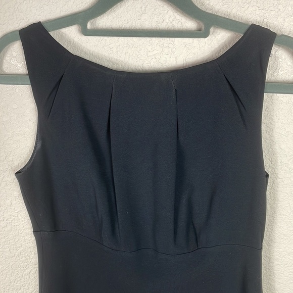 Moschino Cheap And Chic Black Sleeveless Button Back Mini Dress Sz 4 - Picture 3 of 10